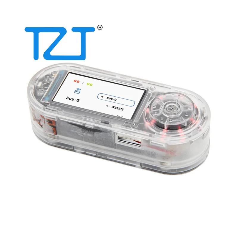 TZT 투명/블랙 쉘 T-Embed-CC1101 ESP32-S3 개발 보드 2.4G WiFi PN532 모듈 1.9인치 LCD 포함