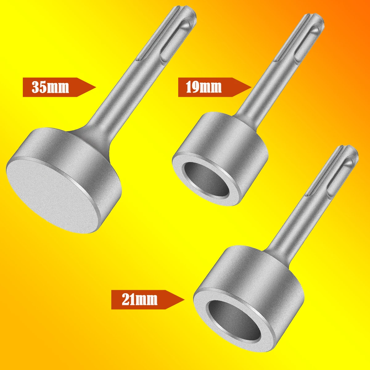 TsoLay 1 Pezzo SDS-Plus T Post Ground Rod Driver Punta da Trapano per Trapano A Percussione Aste di A Terra e TsoLay 1 Pezzo SDS-Plus T Post Ground Rod Driver Punta da Trapano per Trapano A Percussione Aste di A Terra e