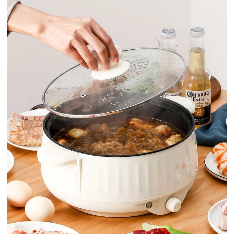  Multifunctional Electric Mini Cooker,Electric Noodle  Pot,Portable Pot For Cooking Electric Cooking Pot, Rapid Noodles Cooker,Non-Stick  Mini Hot Pot Electric,All-In-One Home Cooking Solution (A): Home & Kitchen