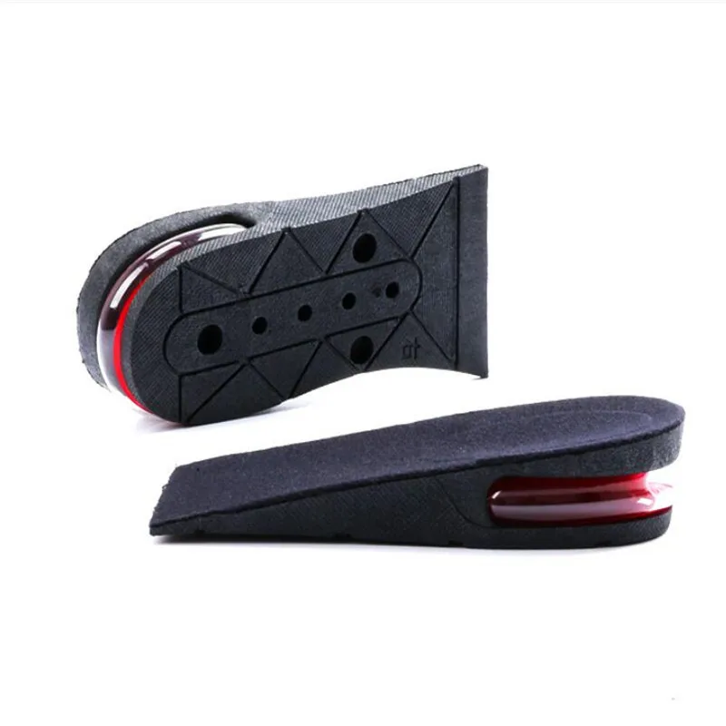 남녀 키높이 깔창, 엘리베이터 슈즈 쿠션, 유니섹스 스니커즈 힐 리프팅 인서트, 키높이 하프 깔창 3-7.5cm