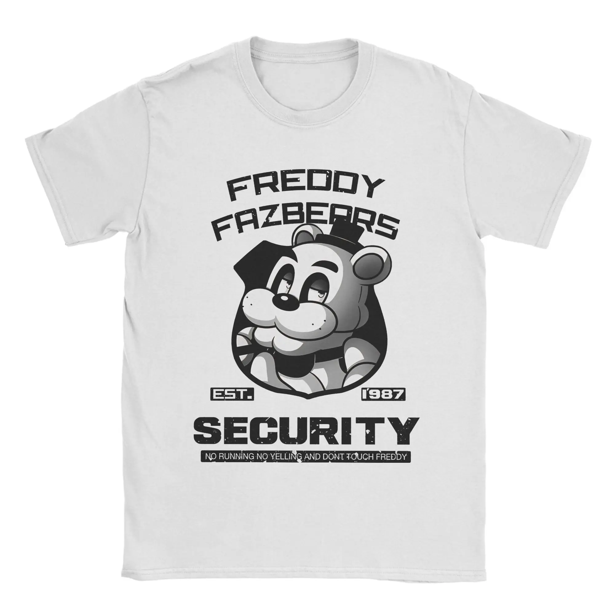 FNAF Meme Pure Cotton Casual Unisex T-Shirt - Round Neck Short Sleeve
