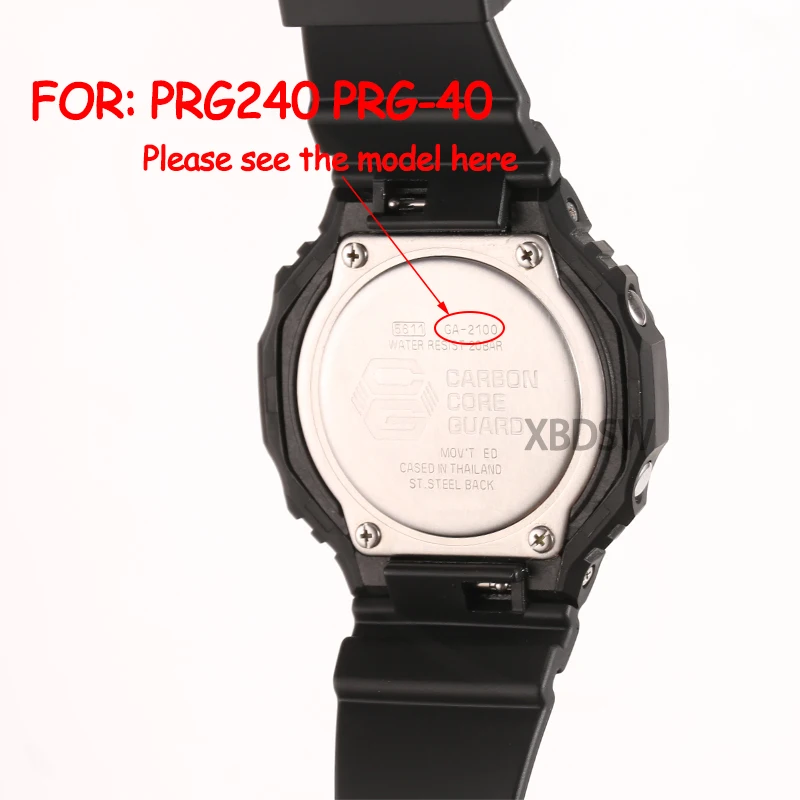 Accessori per orologi adatti per cinturino in resina Casio Proterk PRG-240 PRG-40 10631626 Bracciale di ricambio con cinturino Wirstband  1511