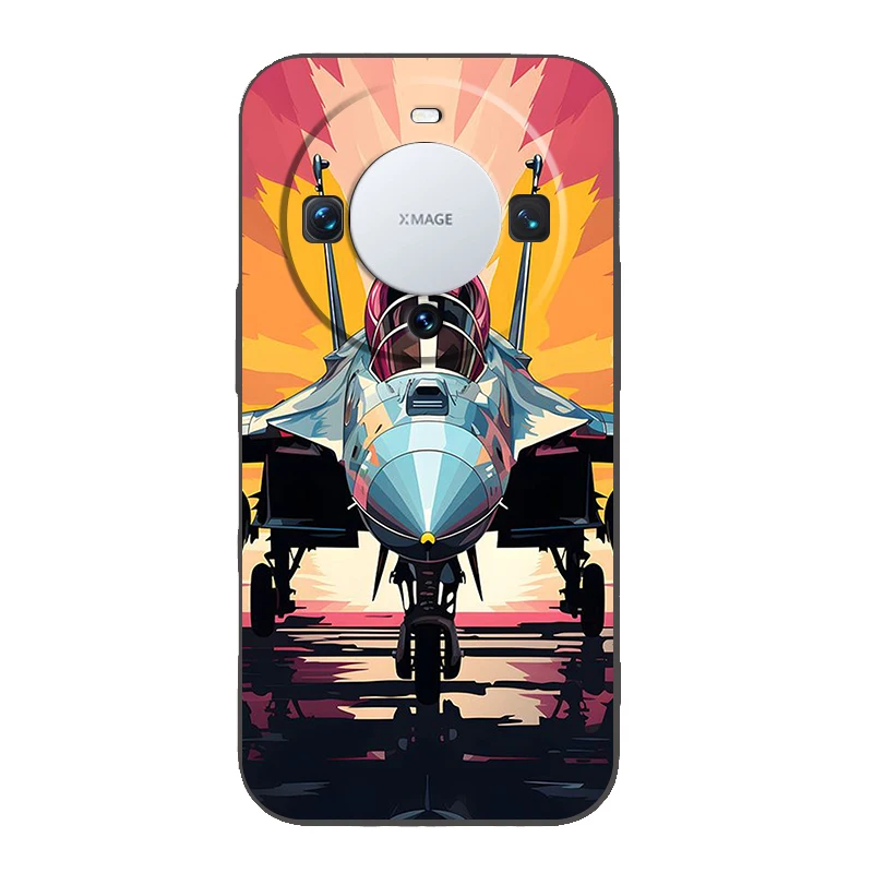 Sky Jet Fighter Silicone Phone Case Cover - Durable Protective Design