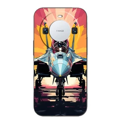 Custodia per telefono in silicone a forma di jet da combattimento - Design protettivo e durevole