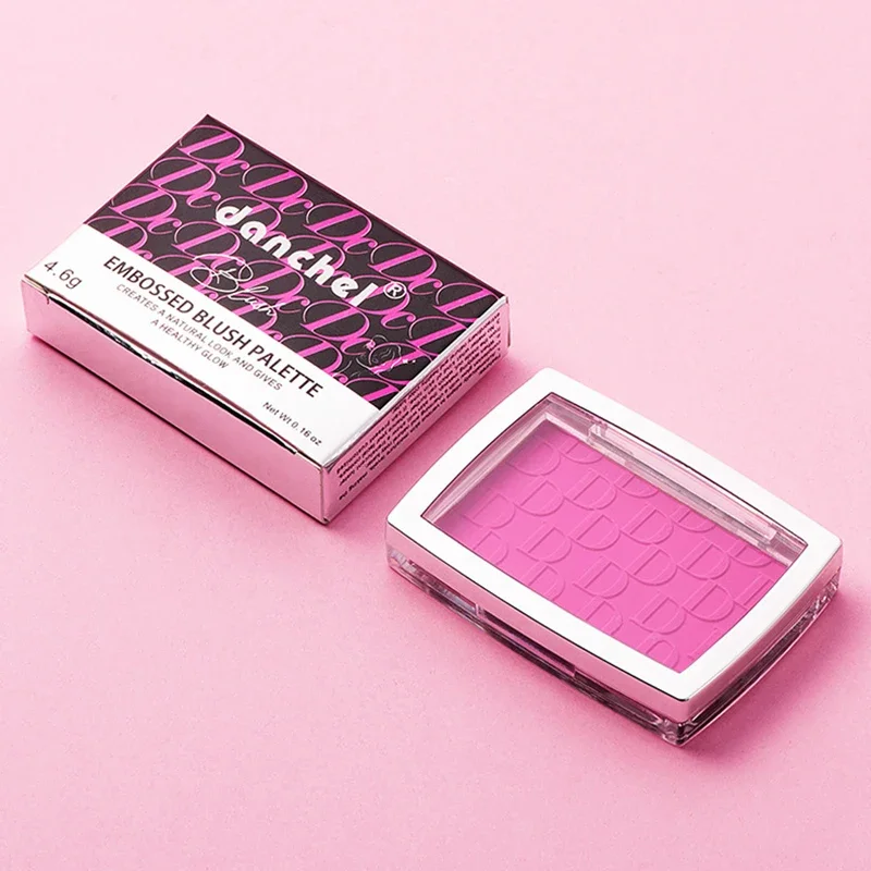 Embossed Powder Blush Peach Pink Coral Tint Makeup 3D Relief Blush Palette Brown Cheek Contour Rouge Cosmetics Face Brightens powder blusher blush powder blush plate facial blusher