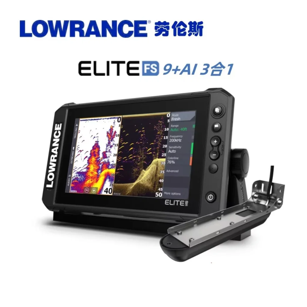 LOWRANCE FS9 휴대용 터치스크린 어군탐지기 실시간 동적 소나 풀 스윕 차트플로터 다차원 이미징