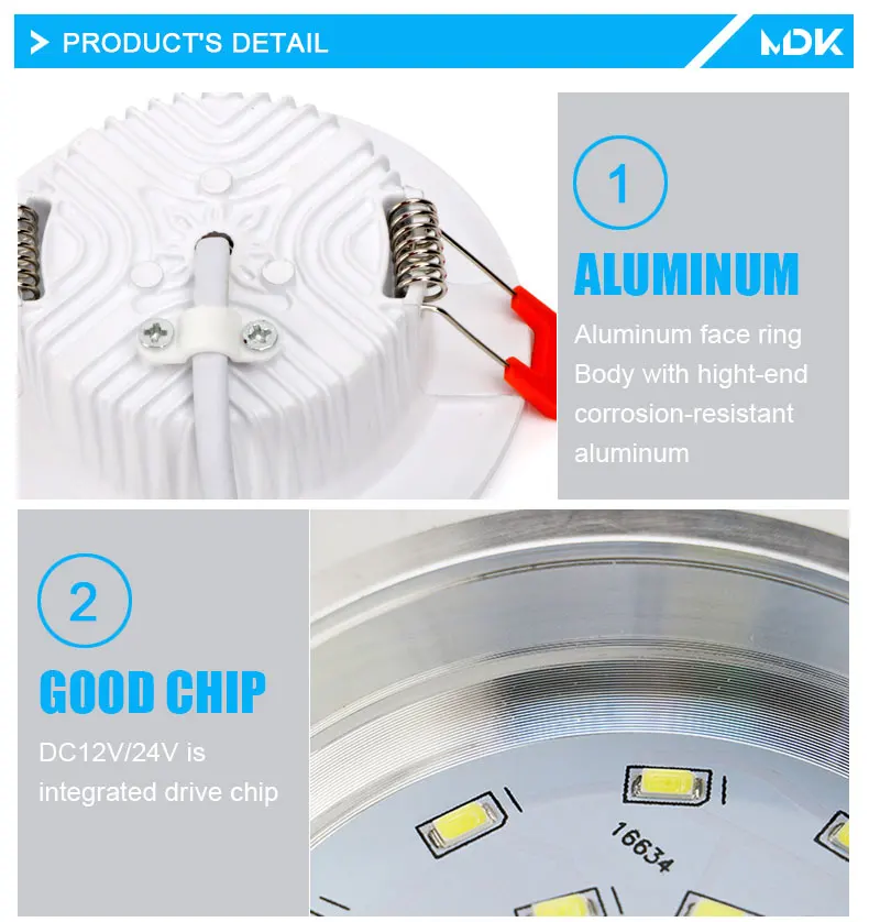 slim led downlights LED Downlight 12V DC 3W 5W 7W 9W 12W LED Spot Light Mini 24V Voltage Waterproof LED Decoration Ceiling Lamp Bathroom Panel Light recessed spotlights