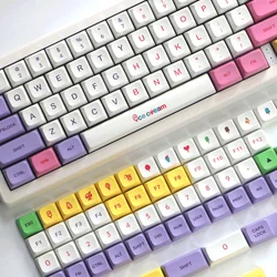 For GMK67 GMK87 Keycaps XDA PBT Key Cap Mechanical Game Wireless USB Keyboard Accessories Suitable for MX Switch Keycap
