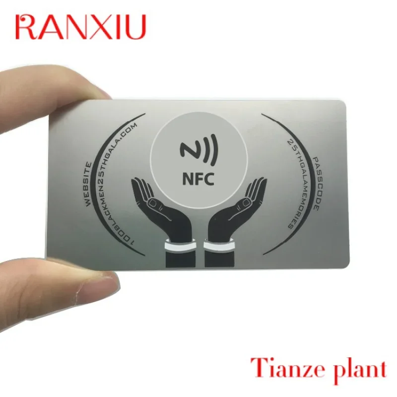 

Custom CustomN Stainls Steel Blank etal Credit Card Sized N etal Visiting Card