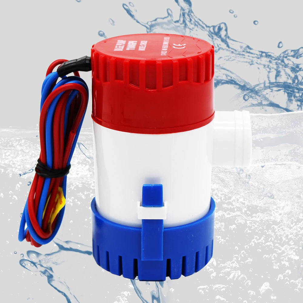 Mini Bilge Pump Upgarde 4th Generation 12v 24V 750gph 1100GPH for Boat