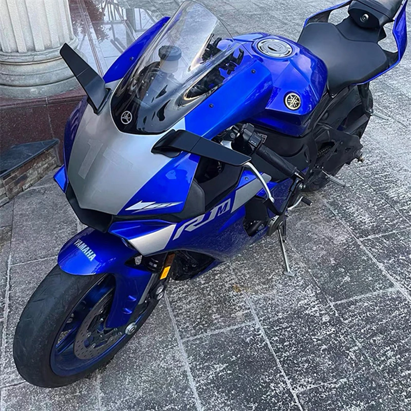 Specchietto Retrovisore Moto Universale - Alluminio, Triangolare | Adatto Per Street Bike, Cruiser E Scooter | Blu Antiriflesso - Foto 8