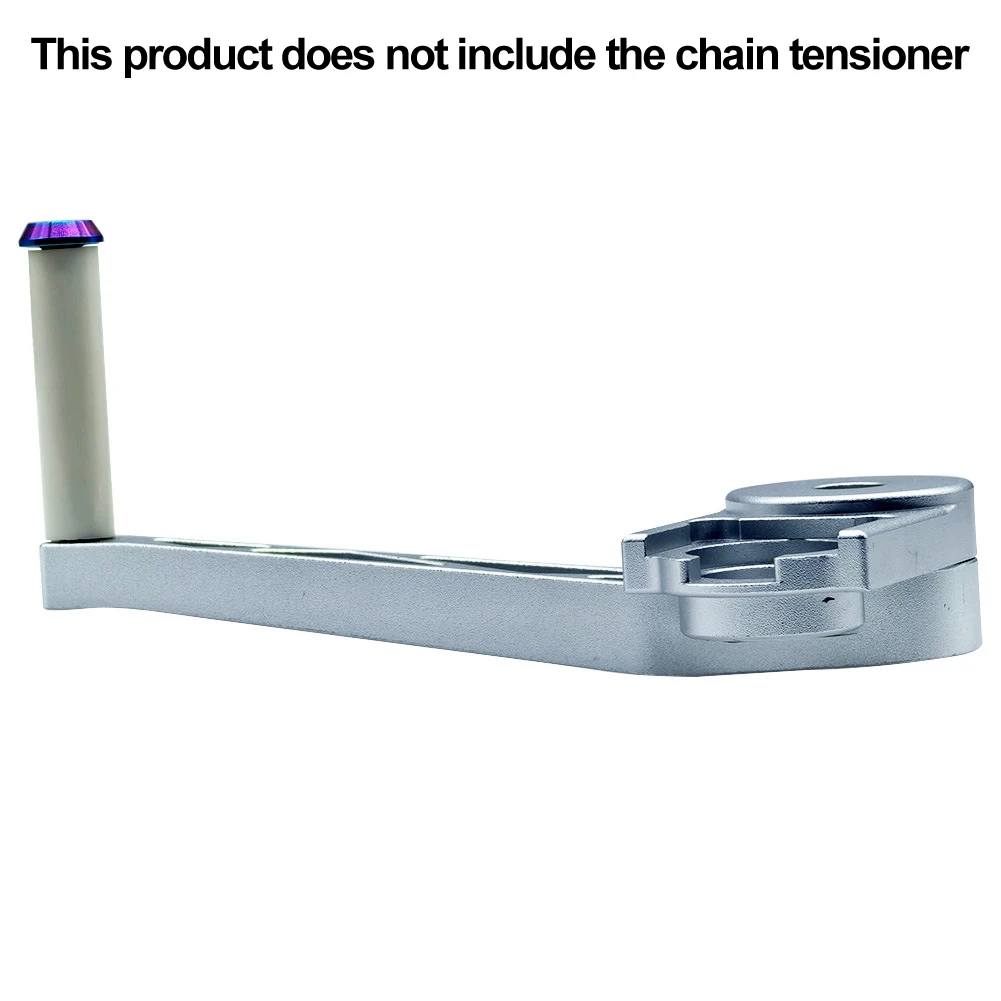 Precision Engineered 10mm Chain Tensioner Pulley Bolt TC4 Ti Alloy and Porcelain Sleeve for Brompton