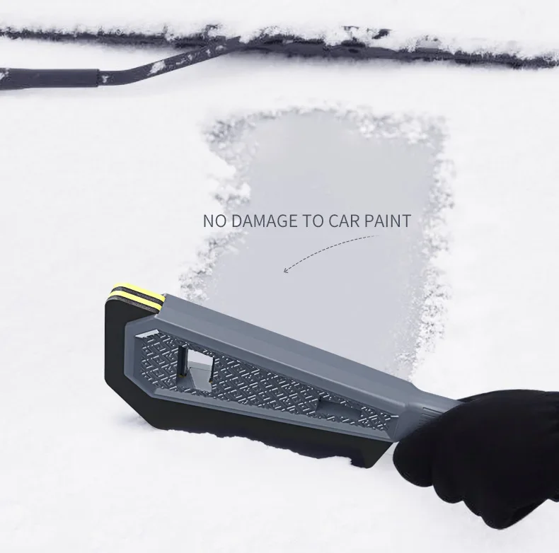 Car Snow Shovel 3in1 Ice Scraper Windshield Multifunctional Detachable Ice Breaker Winter Snow Brush Shovel Car Remover