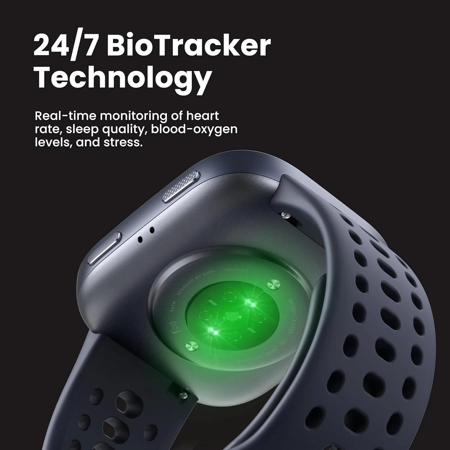 Amazfit Bip 6 Smart Watch 46mm, 14 Day Battery, 1.97" AMOLED Display, GPS & Free Maps, AI, Bluetooth Call & Text