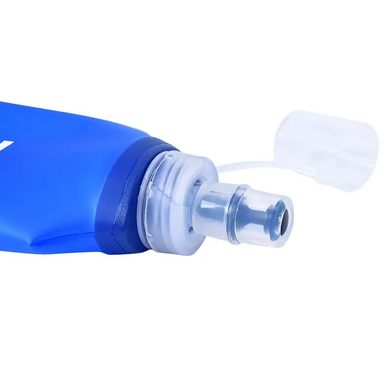 250/500ml Folding Water Bottles Running Sport Bicycle TPU Soft Lightweight Flask Water Bag Collapsible Flask For Running camping