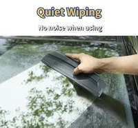 Car Soft Silicone Scraper Non-Scratch Window Water Wiper Handy Squeegee wrap tools Drying Blade Clean Scraping Film Accessories
