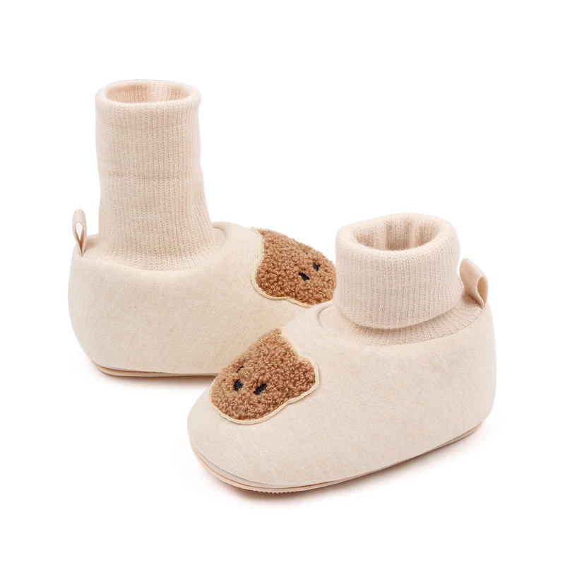 Baby Cute Sock Shoes Soft Animal Anti-slip for Spring and Autumn Long Sock Warm and Soft for 0-18 Months Toddler Indoor Prewalk 5