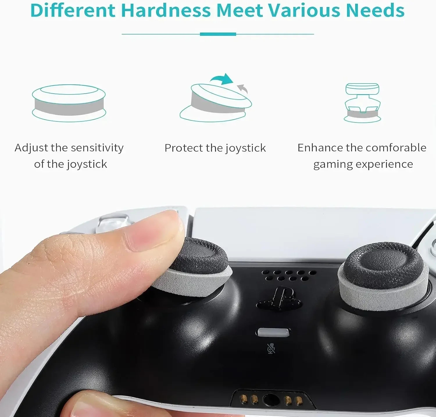 Precision Rings Motion Control for ROG All PS5 Steam Deck PS4 Xbox Series X/S One Switch Joystick Protectors Elastic Guard Ring