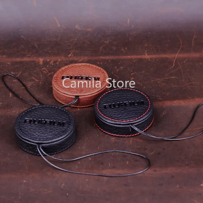 Copriobiettivo In Vera Pelle Fatto A Mano Con Protezione Dell'Obiettivo Della Fotocamera Copriobiettivo Da 15-45Mm Per Fuji Fujifilm Xs10 X-S10 Access