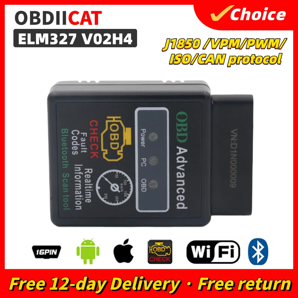 Buy ELM 327 V2.1 OBDII Bluetooth Interface Auto Car Diagnostic Scanner  Module Online In India at