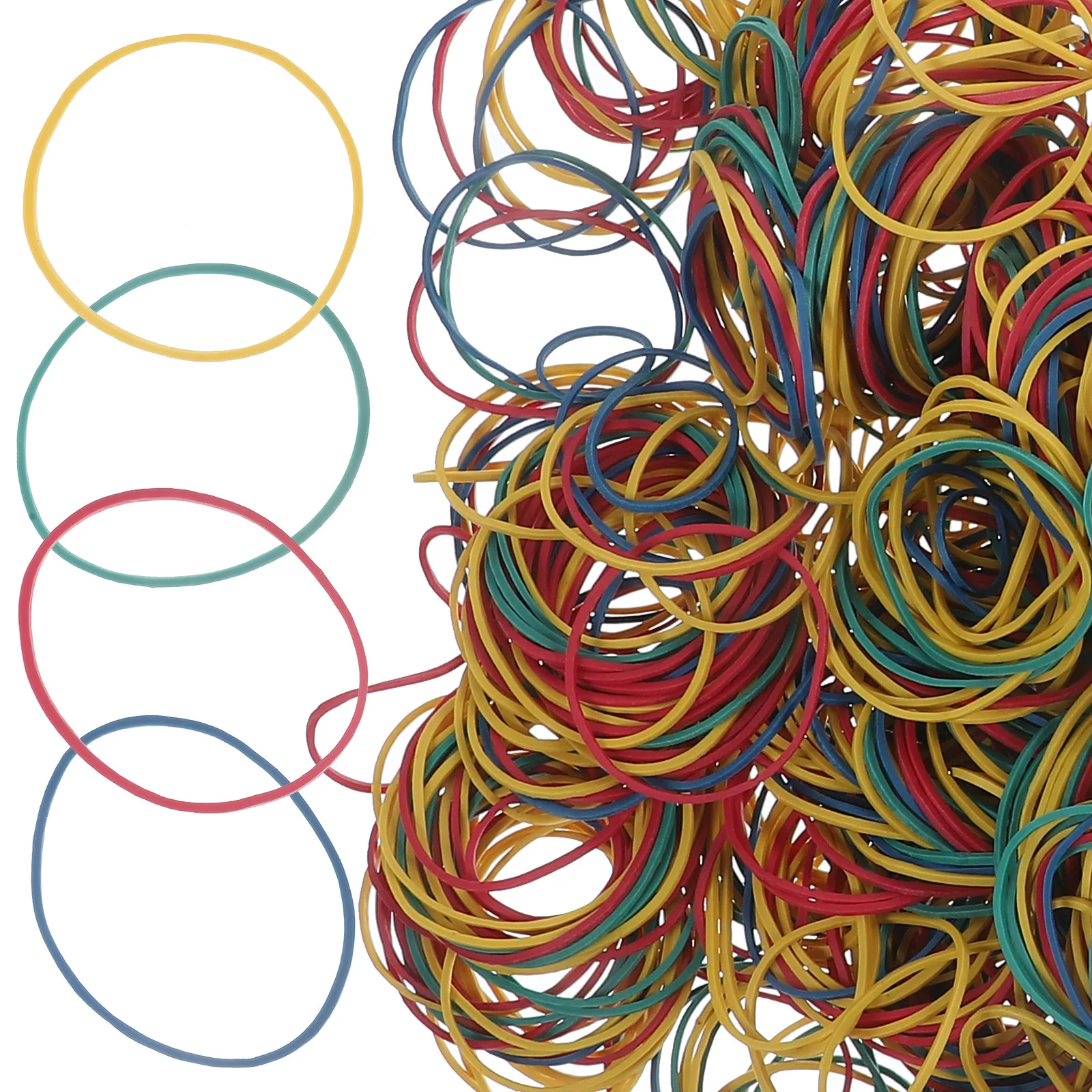 

Office Chaiers Versatile Rubber Rings Colored Elastic Bands Rope Household Headband