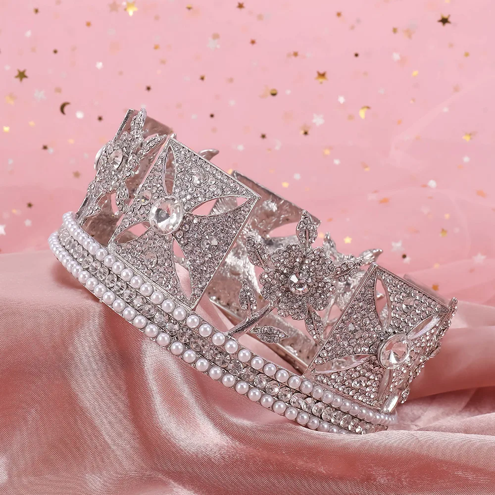 The Queen of England Bridal Crowns Bride Jewelry Tiaras Wedding Party Hair Accessor
