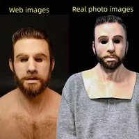 Новый старик, дедушка, бабушка, маска для головы старика, вечерние предложение, страшный реквизит для косплея, маска ужаса, косплей, забавный реквизит, латексные маски — изображение 6