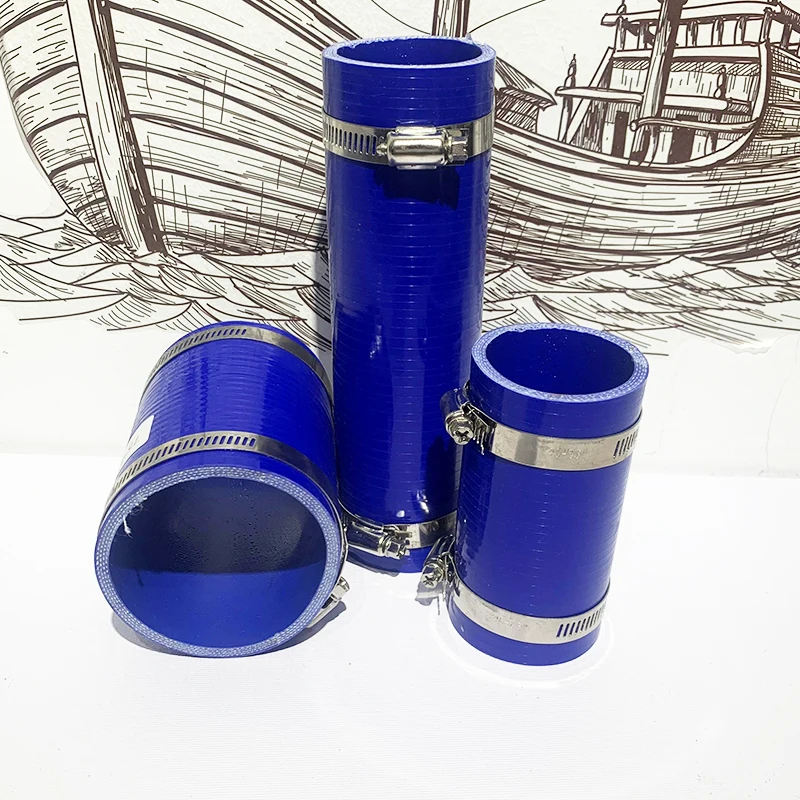 ID16–100 mm Ladeluftkühlerrohr, Kühlmittelschlauch, gerades Silikon, verstärkt, Hochtemperatur- und Hochdruck-Turbo, Senden Sie 2 Klemmen – Detail 3