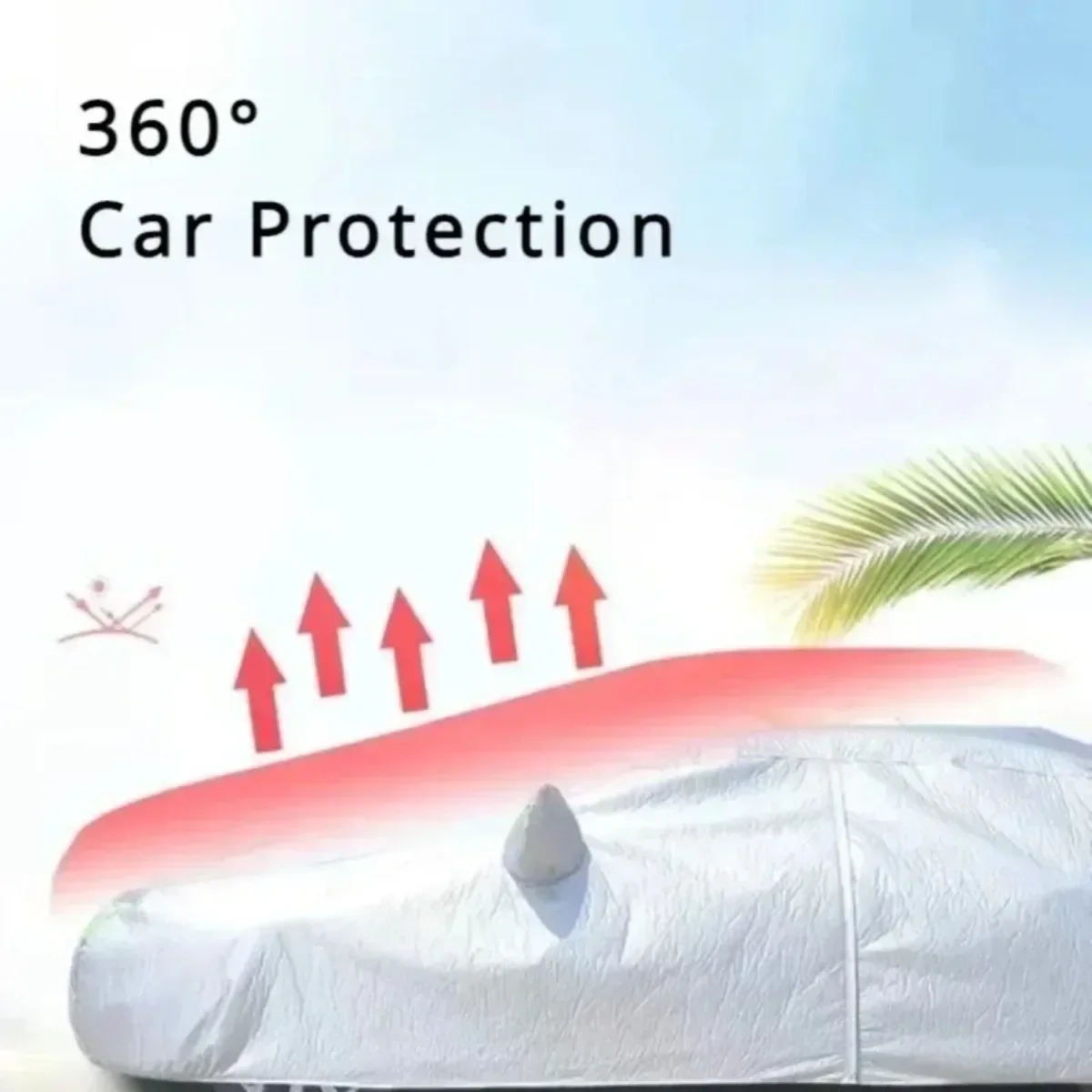 Waterproof PEVA Car Sunshade Cover