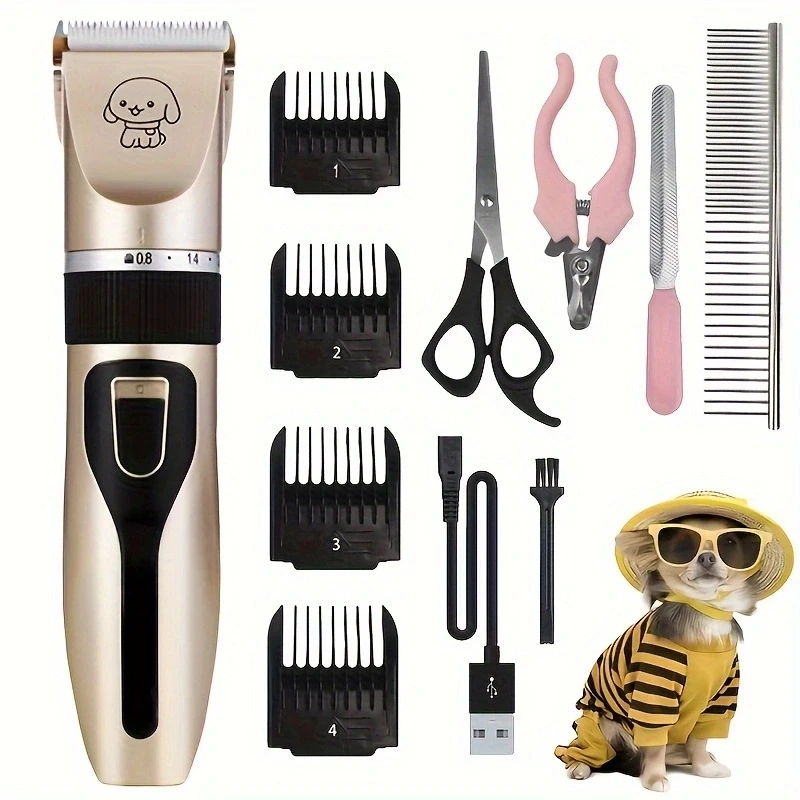 Professional Pet Hair trimmer Set Silent electric clipper Efficient hair trimmer for dogs and cats
