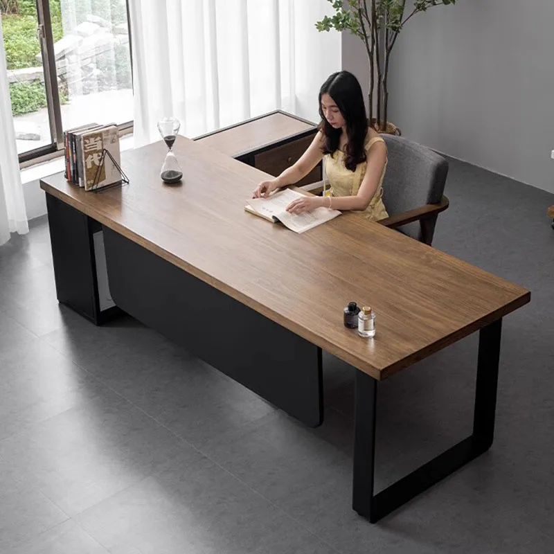 Executive Writing Desk Laptop Stand Corner Standing Office Desks Gadgets Wall Mounted Tavolo Scrivania Ufficio Wood Furniture scroll paper chinese blank wall hanging scrolls calligraphy painting xuan mounting writing rice roll prop sumi hanger frame