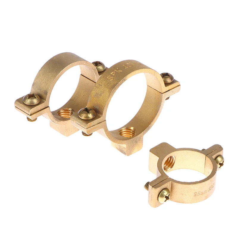 황동 파이프 클램프 브래킷 지지대 행어 고정 배관 용수, 15mm, 22mm, 28mm, 35mm, 40mm