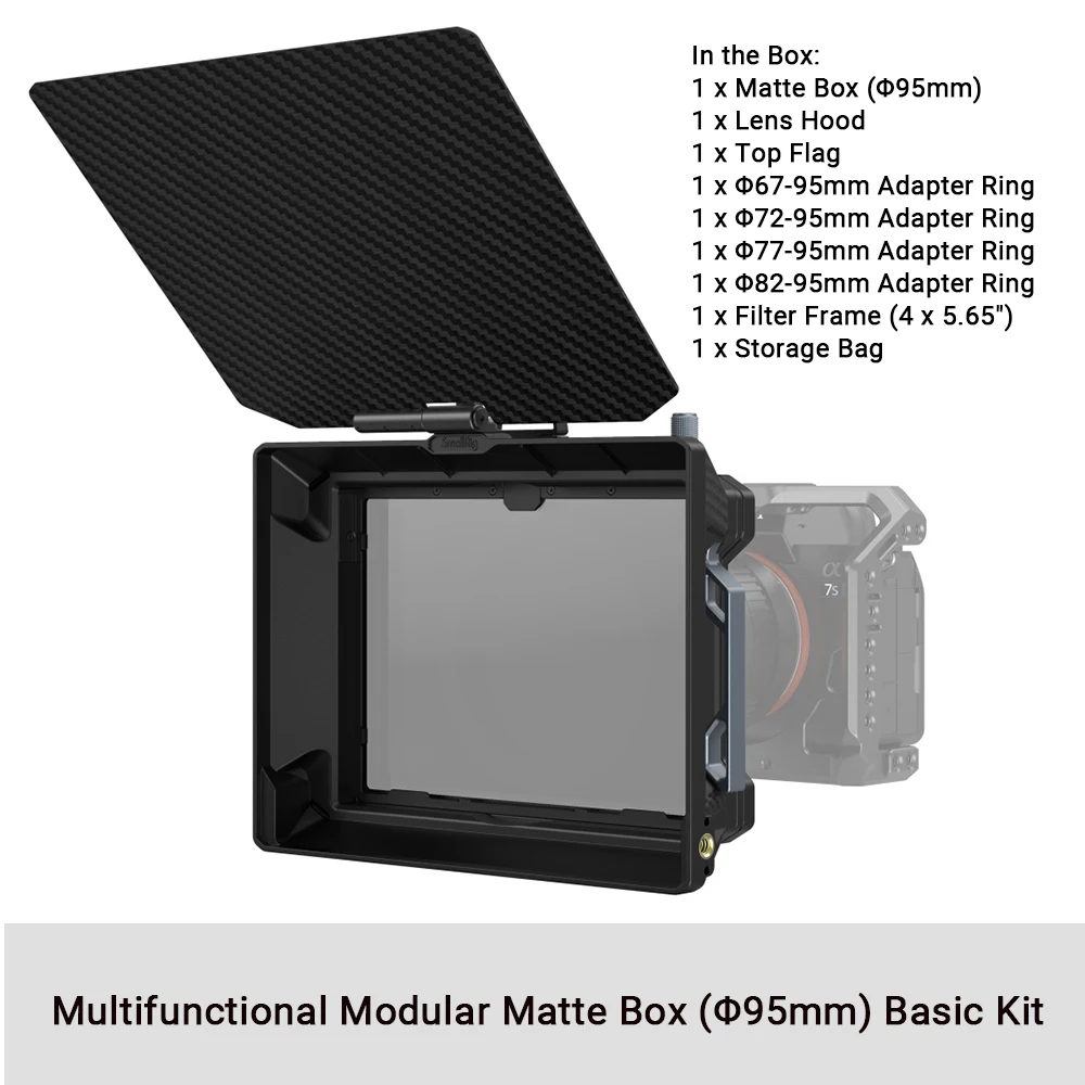 SmallRig 多機能モジュラーマットボックス(Φ114mm) Multifunctional Modular Matte Box (Φ114mm) Basic Kit