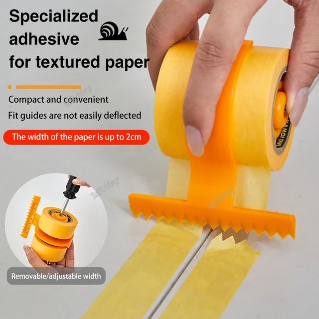 Masking Master Tape Dispenser Gap Pasting Drawing with 7Roll Tape  Adjustable Seam Taping Line Pulling Seam Aid Construction Tool - AliExpress