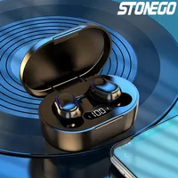 Wireless Bluetooth 5.0 Earbuds, Touch Control, Digital Display, TWS Noise-Cancelling Stereo Sports Earphones, Dual Ear Calling 2