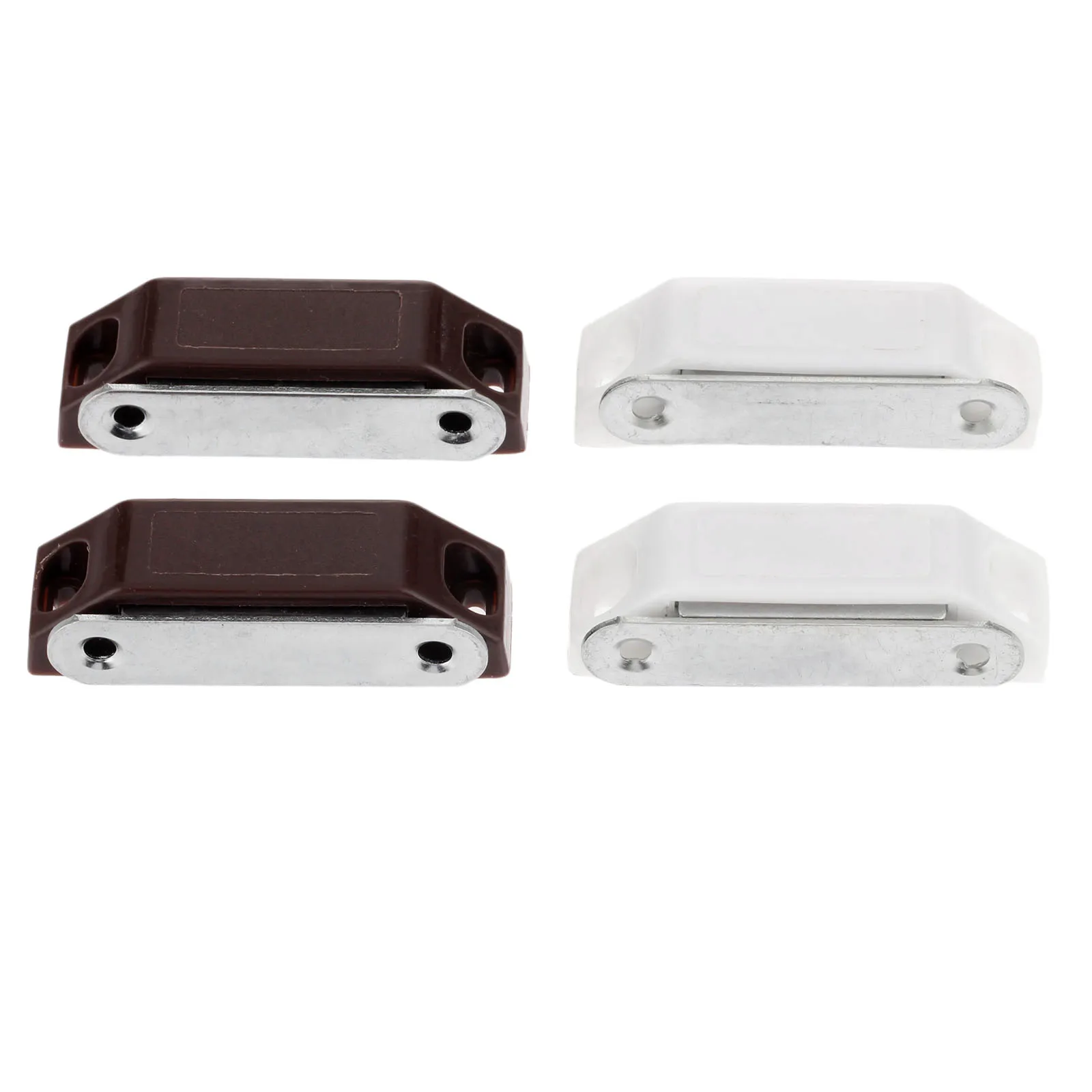 Magnetic Cabinet Catches Door Catches Magnetic Cabinet Latches Cabinet Door Latch 2Pcs 59*16MM Magnetic Door Catches Kitchen Cupboard Wardrobe Magnetic Cabinet Latch Catches Furniture Hardware with Screws