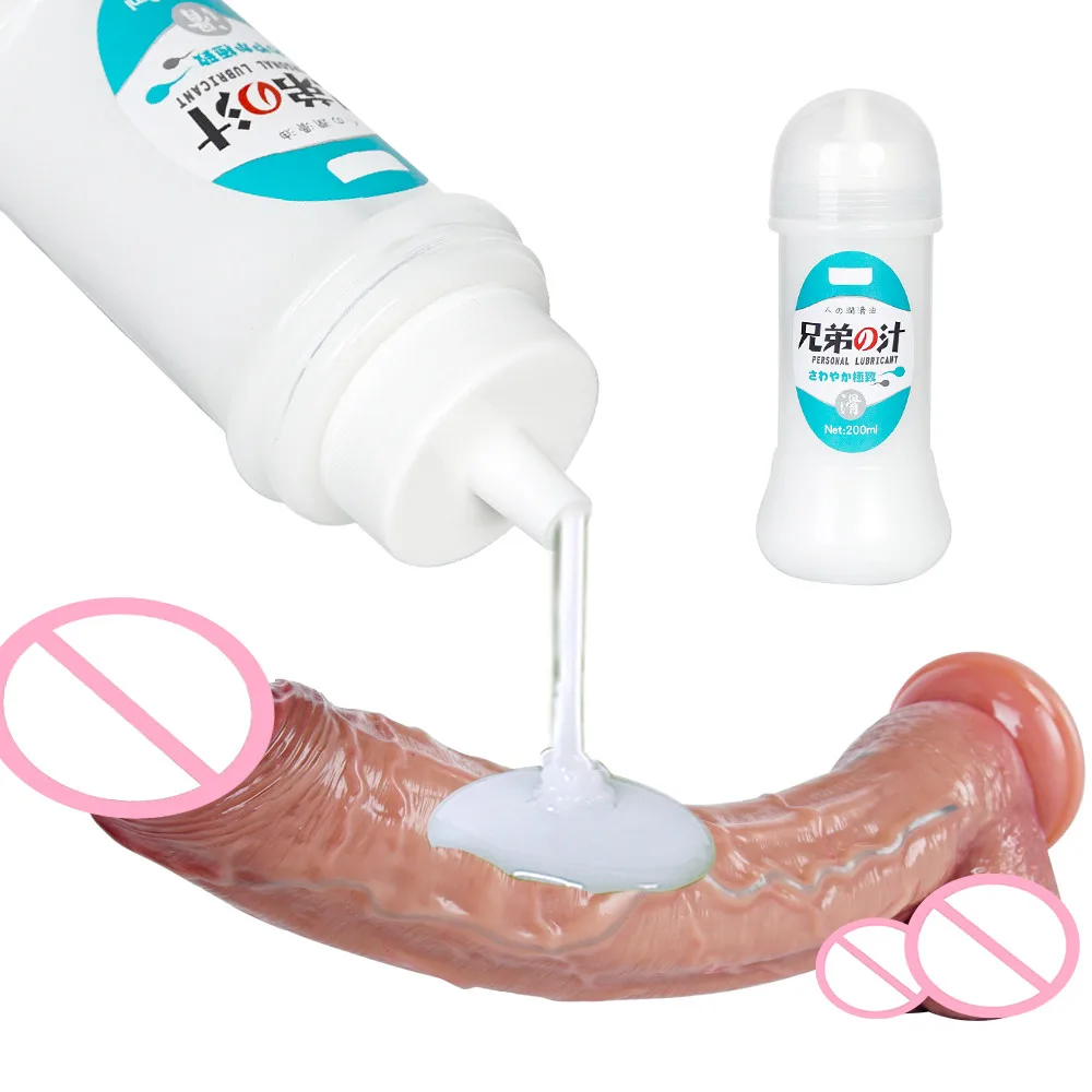 200Ml Lubrificante Anale Simulare Sperma Sexy Gay Base D'Acqua Lubrificante Massaggio Vaginale Gel D'Amore Per Le Donne Uomini Olio Per Il Corpo Gioca
