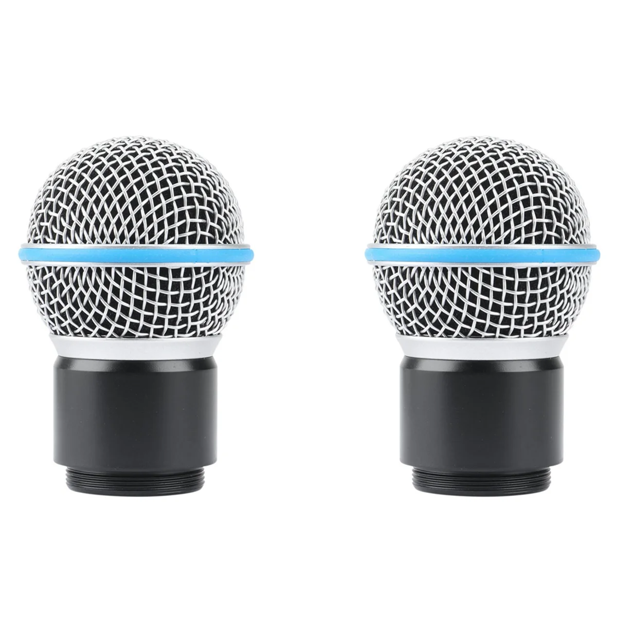2X Microfono Capsula Testa A Sfera Per Sm58 Beta58 Microfono Portatile Studio Di Registrazione Wireless