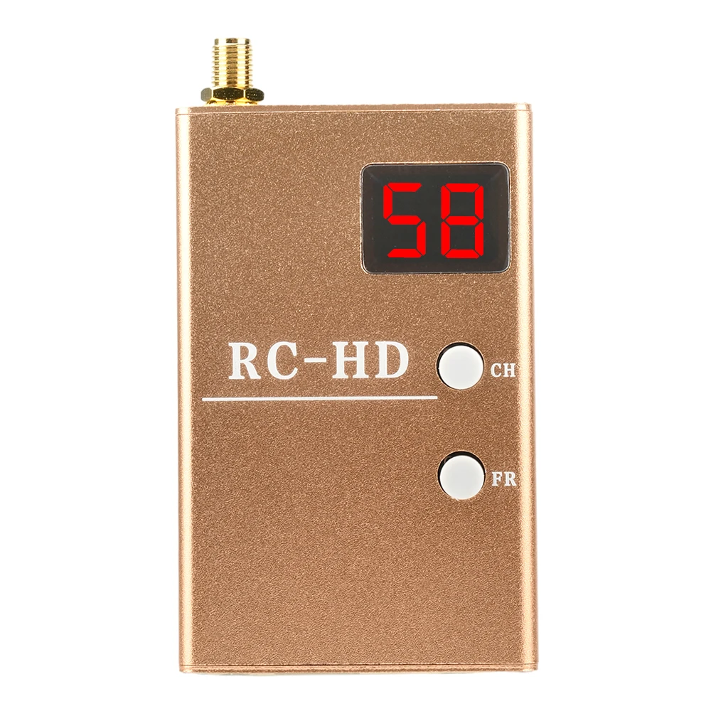 Récepteur Sans Fil RC-HD 48 Canaux 5.8GHz pour Drone FPV montrant les ports d'entrée