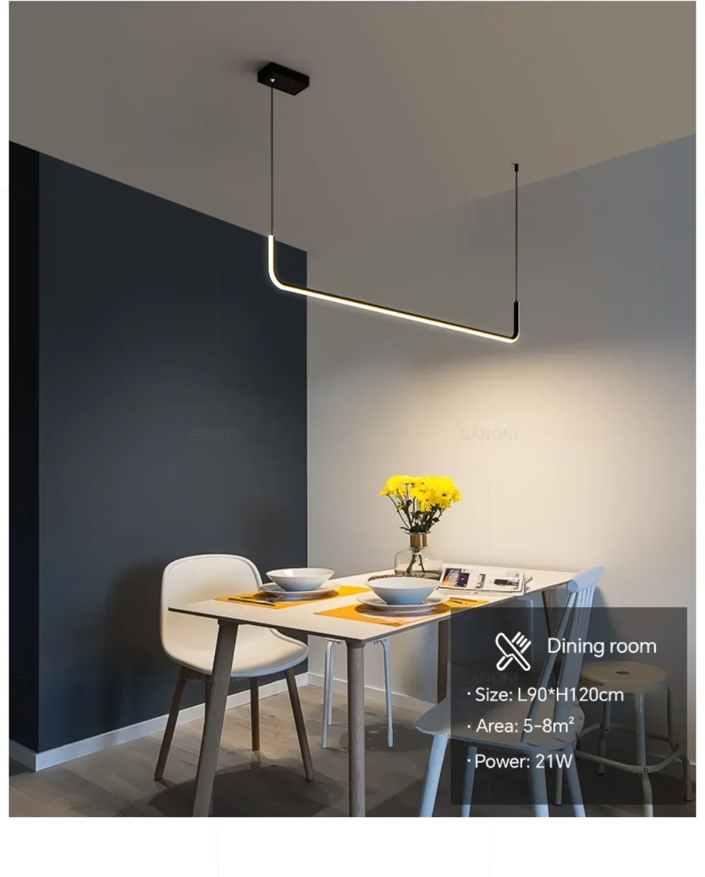 Modern LED Ceiling Chandelier for Living Room Table Dining Room Ceiling Pendant Lamps Home Decorative Lighting Fixture Lustre