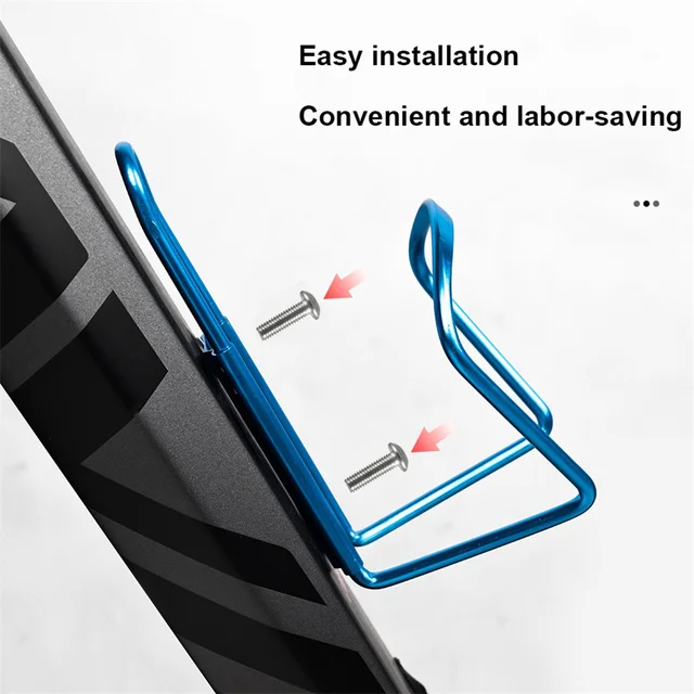 New Aluminum Alloy Bicycle Bottle Holder Lightweight Universal Road Mountain Bike Water Bottle Rack Bicycle Cycling Accessories 5