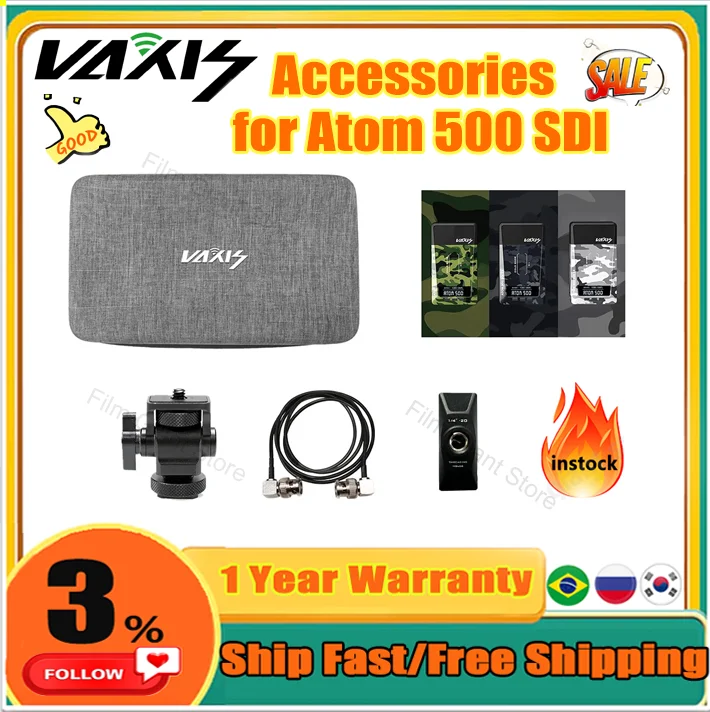 Vaxis ATOM 500 SDI Accessory Kit including Travel Case Tilting Shoe