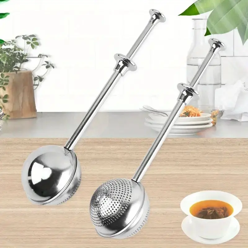1 PC Spice tea Tool Accessories Reusable Tea Filter Ball Stainless Steel Tea Bag Teapot Adjustable infuser Filter tea infuser tea strainer tea filter