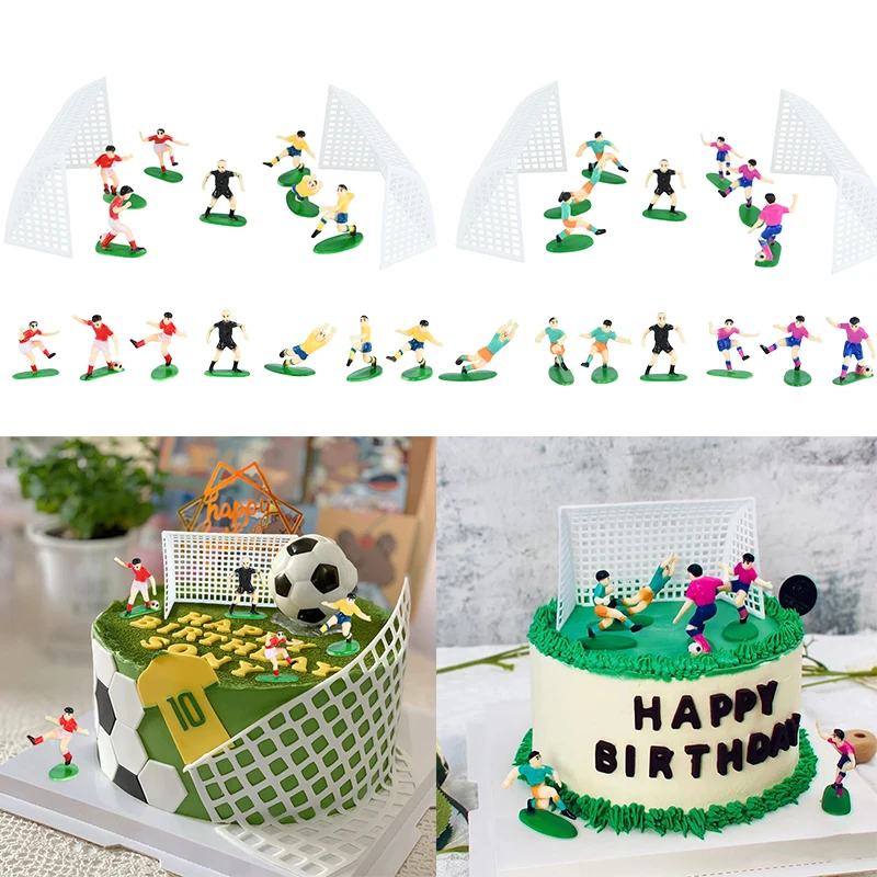 1 Conjunto De Futebol Jogo Bolo Topper Crianças Futebol Festa De Aniversário  Cupcake Topper Diy Cozimento Bolo Festa Decoração Abastecimento Crianças  Presente Favor - Utensílios Para Decoração De Bolo - AliExpress