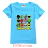 Sprunki Cartoon T Shirt Kids Game Incredibox T-shirt Toddler Girls Short Sleeve Tops Boys Cartoon Clothes Children's Clothing 3