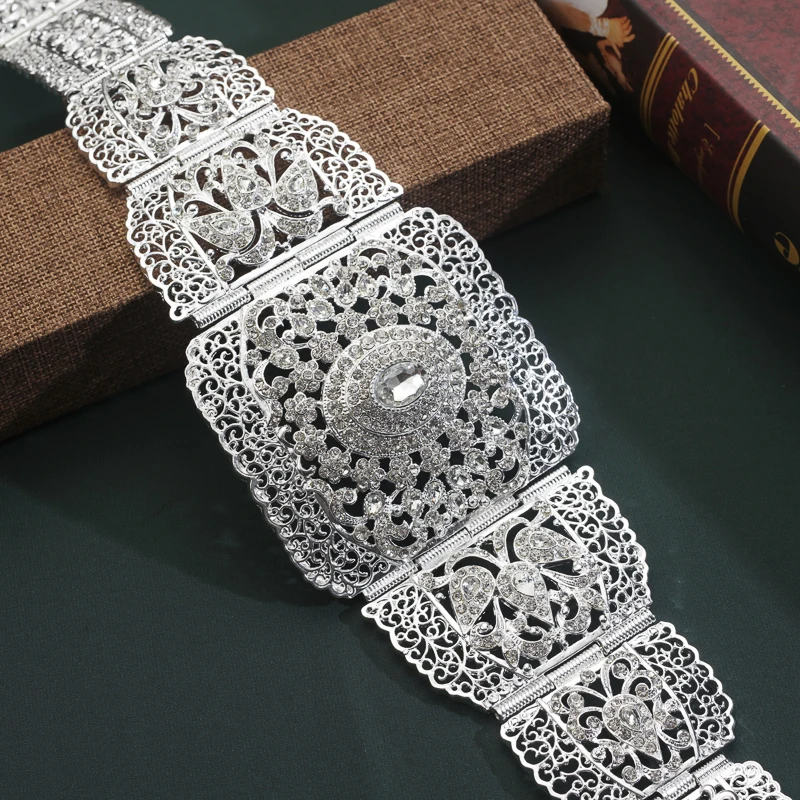 Moroccan Wedding Metal Belt Arab Bridal Body Chain Wedding Jewelry French Ladies Gift Dress Waist Chain