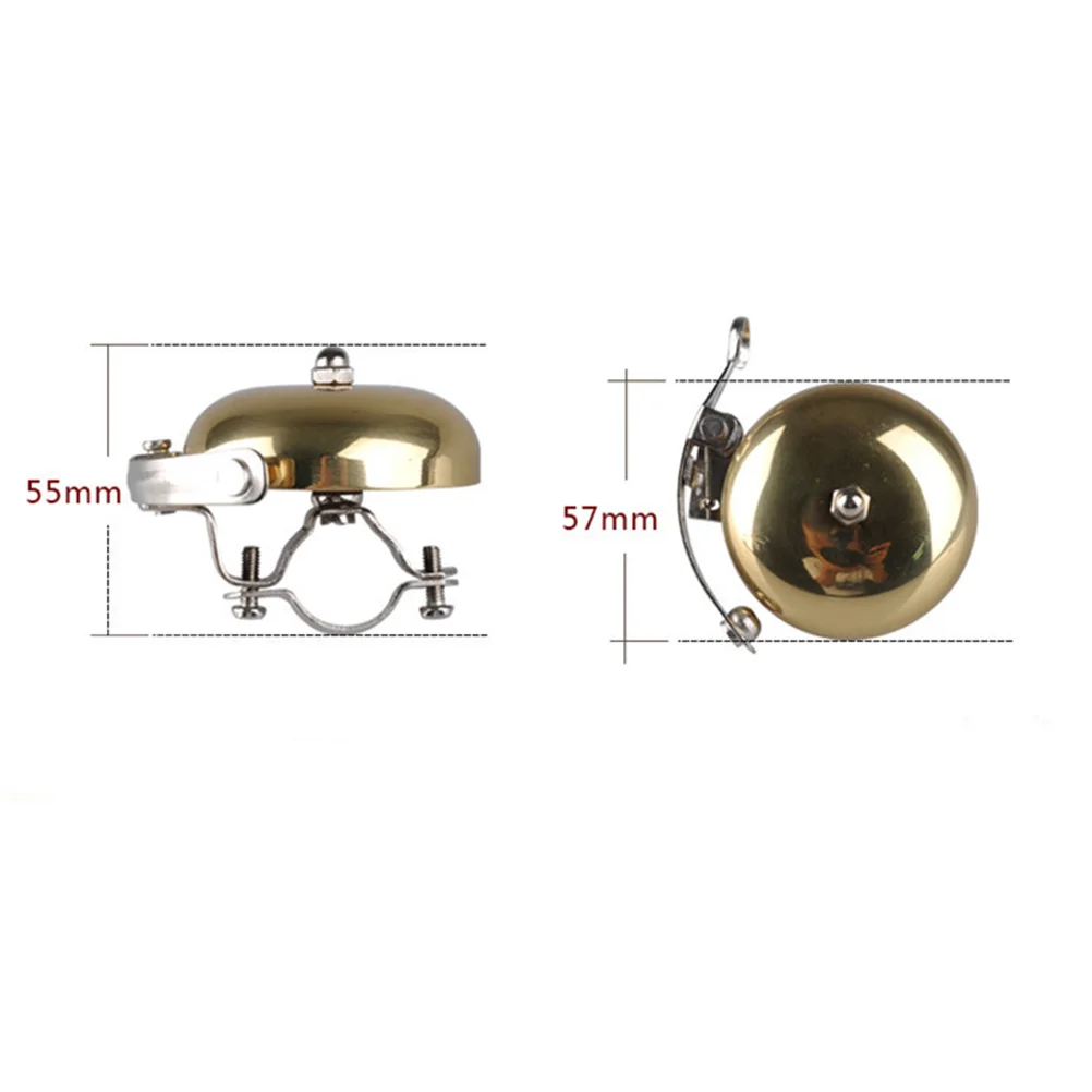 Bike Bell Copper Bell Vintage Bike Ringer Warning Road Bikes MTB Accessories Golden bicycle bell mountain bike bell bicycle accessories