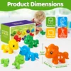 Unicorn Matching Learning Toy, Montessori Double-Sided Match Letter  Fine Preschool Educational Learning Toys for Kid Toddlers 6