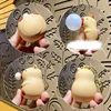 Cute Capybara Squeezes and Spits Bubbles To Decompress The Key Chain Toys Children's Schoolbag Doll Pendant Jewelry Key Chain 3