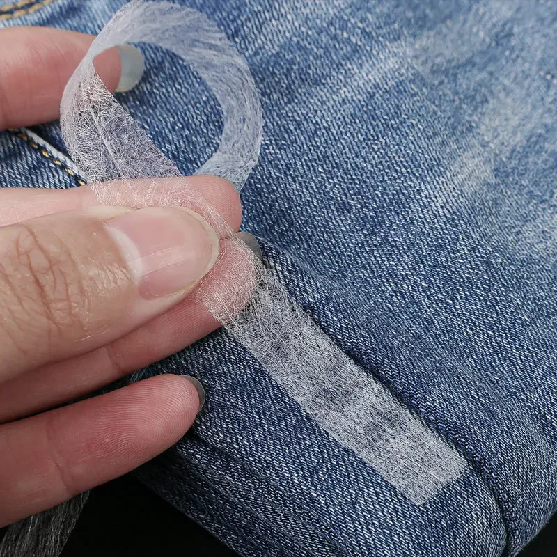 Pants Hem Tape Self-Adhesive Edge Shorten Paste Tape DIY Tools for Jean Clothes Length Shorten Household Sewing Accessories self adhesive fabric tape self adhesive tape